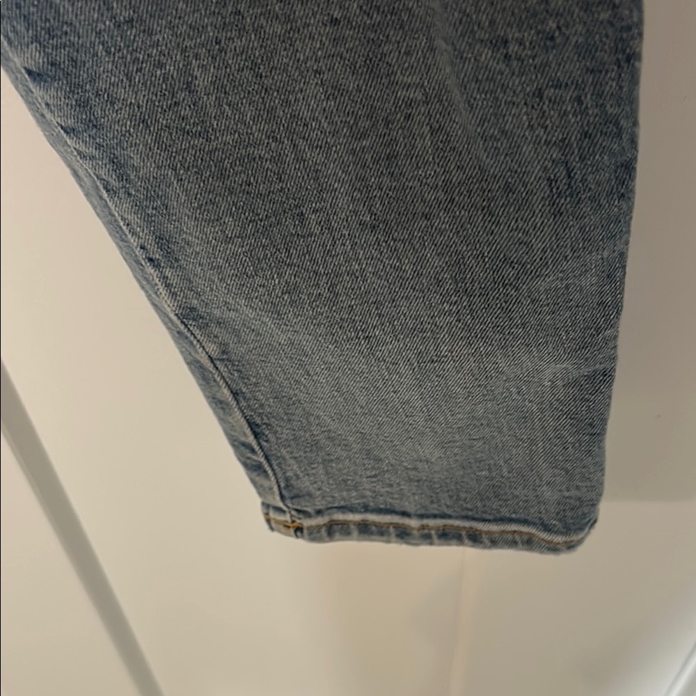Agolde Women's Straight Leg Jeans - Light Blue - Picture 4 of 9